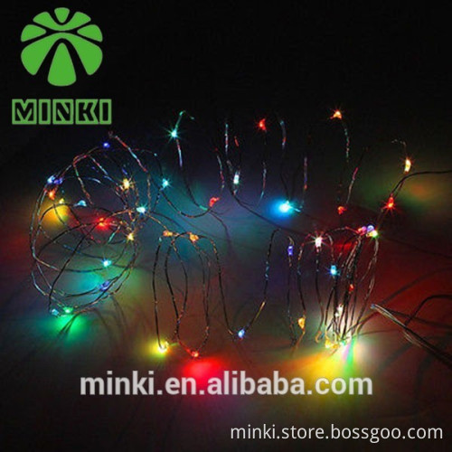 New arrival !2M 10 LEDS 4.5v Copper wire LED String uminous moon batteries Light Battery Operated mini Fairy Lights